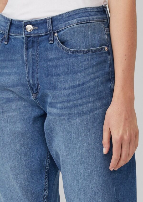 Ankle-Jeans Franciz / Relaxed Fit / Mid Rise / Tapered Leg / offener Saum