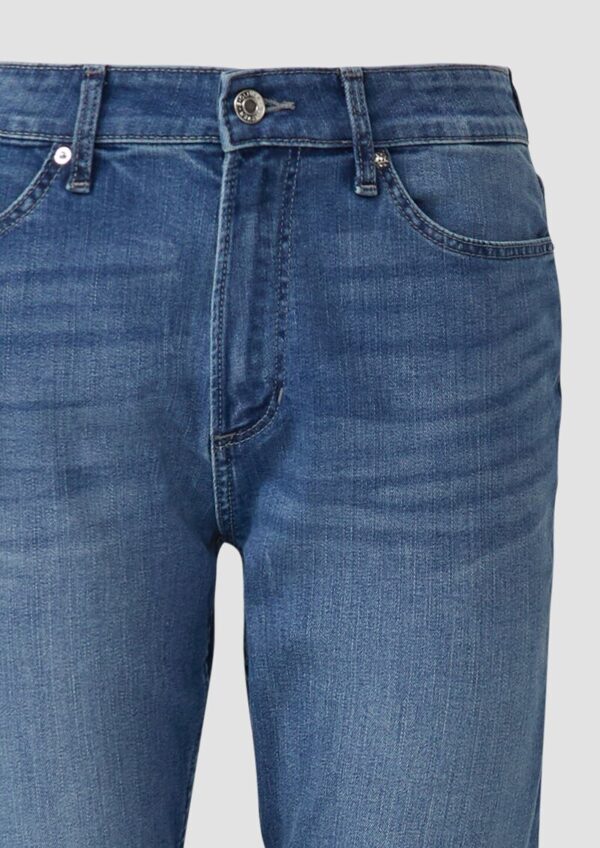 Ankle-Jeans Franciz / Relaxed Fit / Mid Rise / Tapered Leg / offener Saum