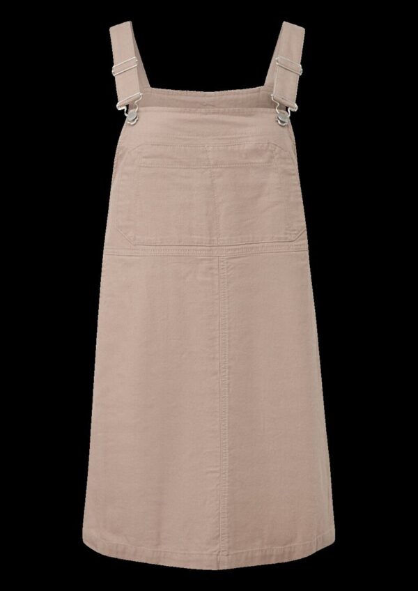 Kurzes Latzkleid mit verstellbaren Trägern