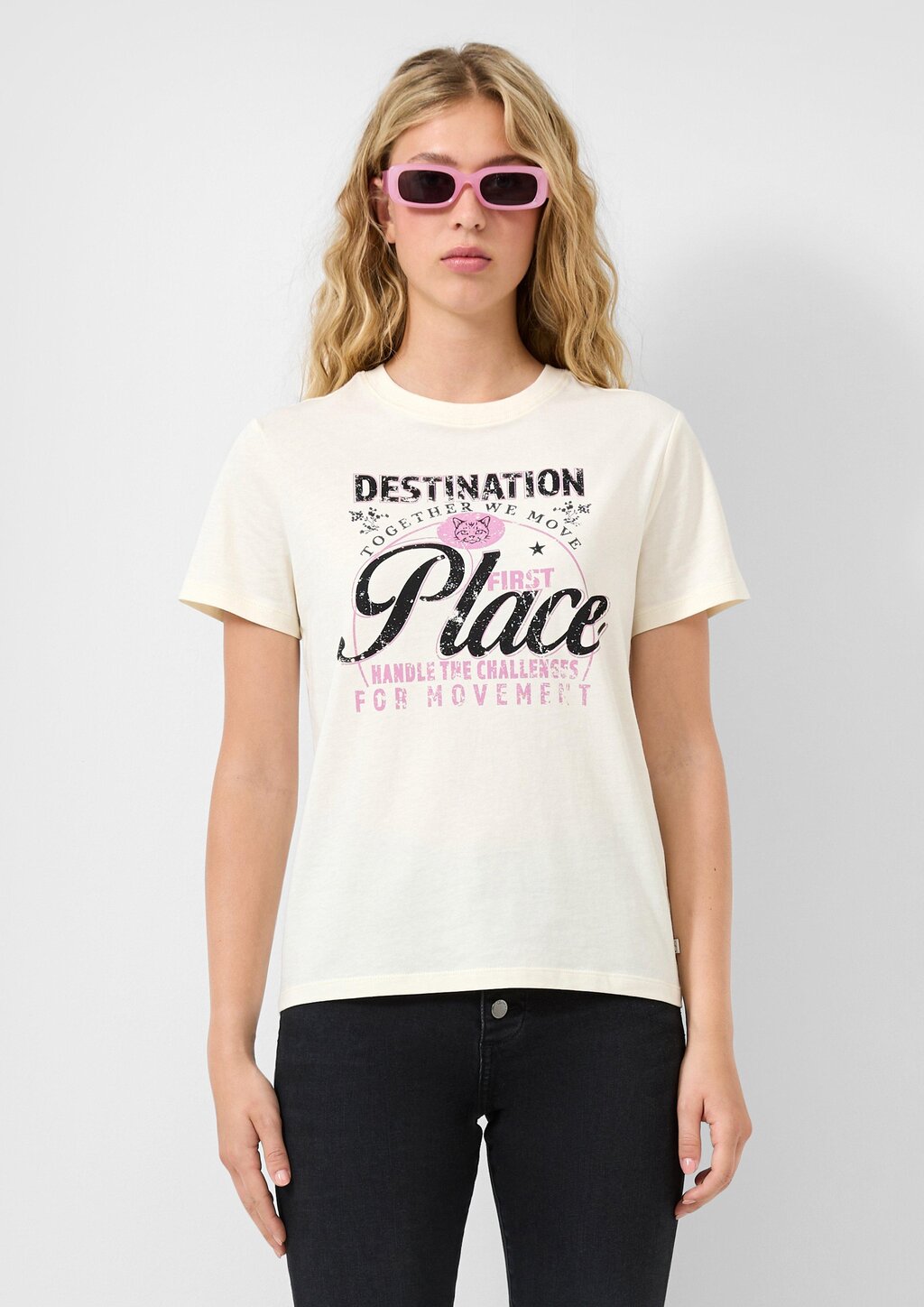 T-Shirt mit Frontprint