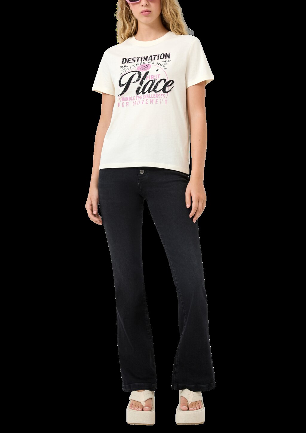 T-Shirt mit Frontprint