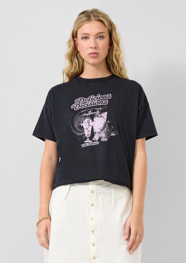 T-Shirt mit Frontprint