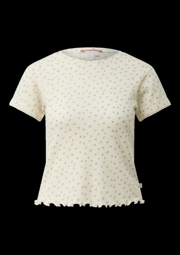 T-Shirt mit Piqué-Struktur