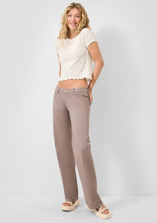 T-Shirt mit Piqué-Struktur