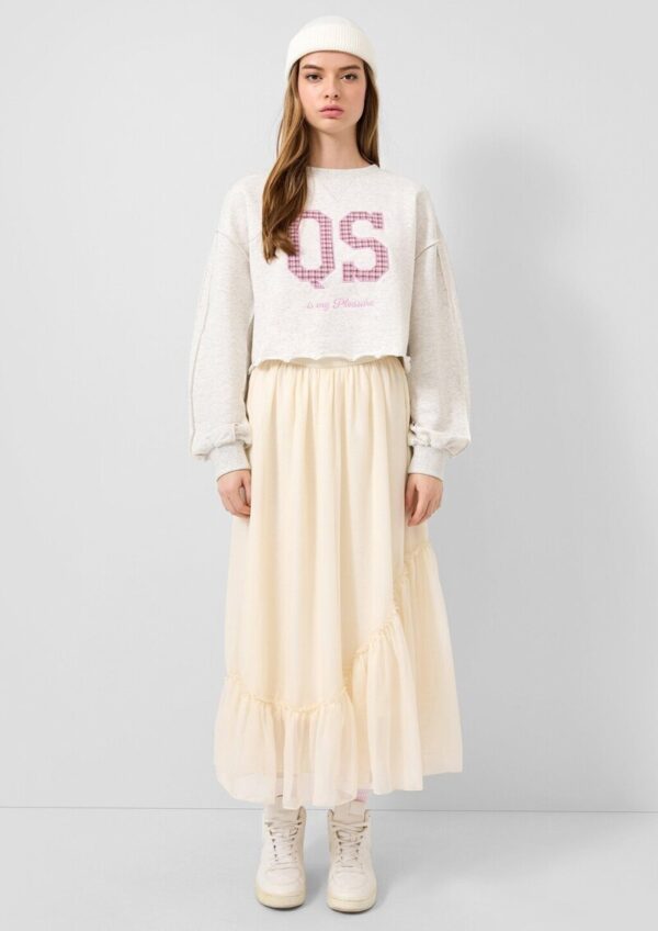 Chiffonrock mit Volant