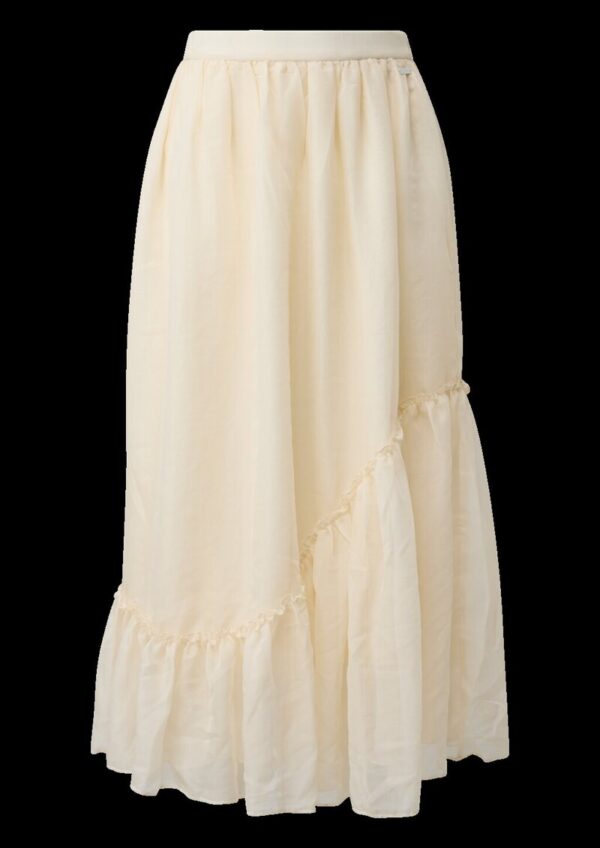 Chiffonrock mit Volant