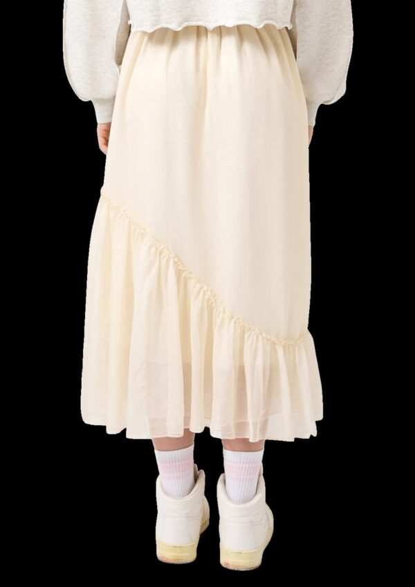 Chiffonrock mit Volant