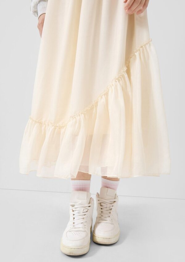 Chiffonrock mit Volant