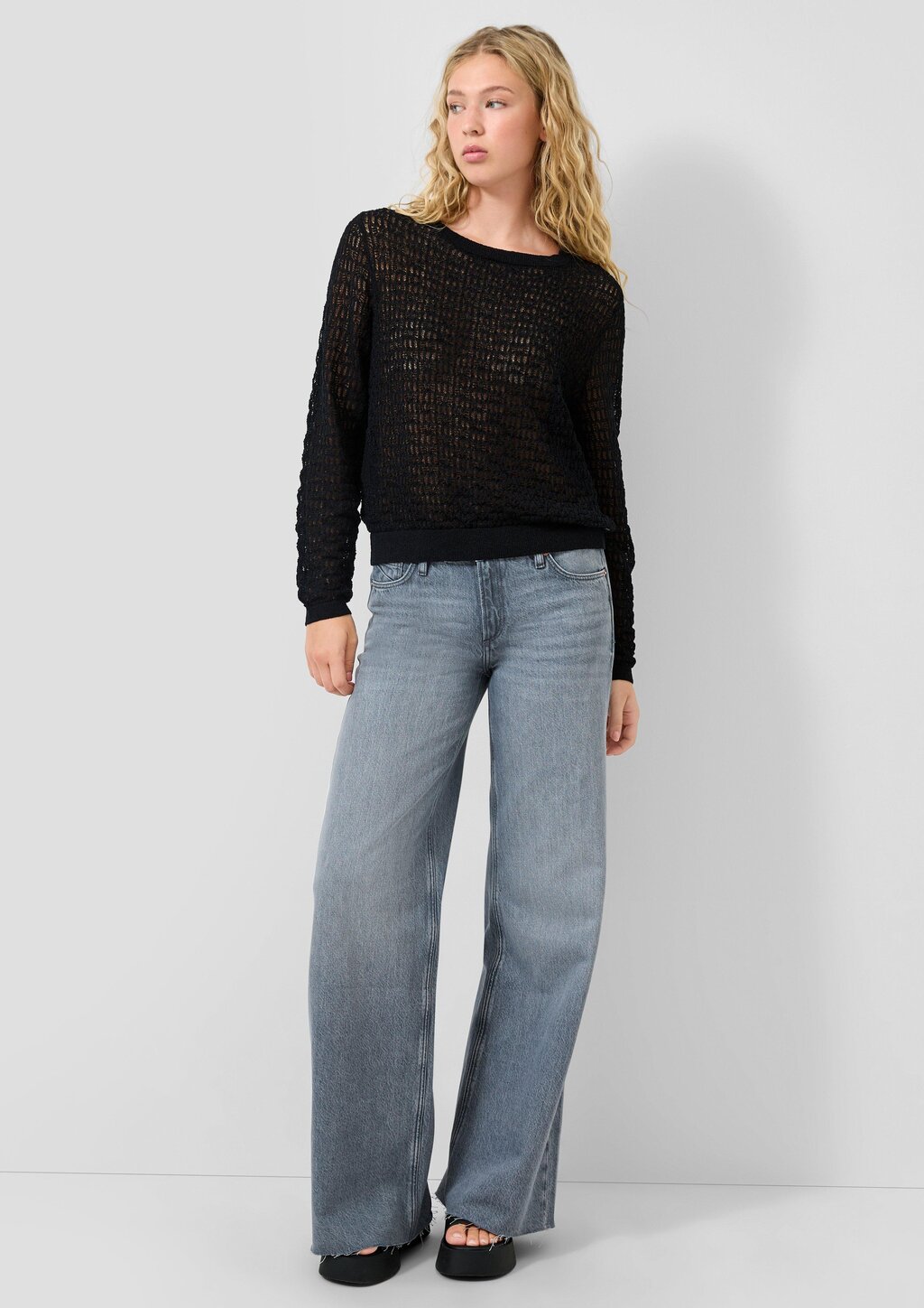 Pullover mit Ajourmuster