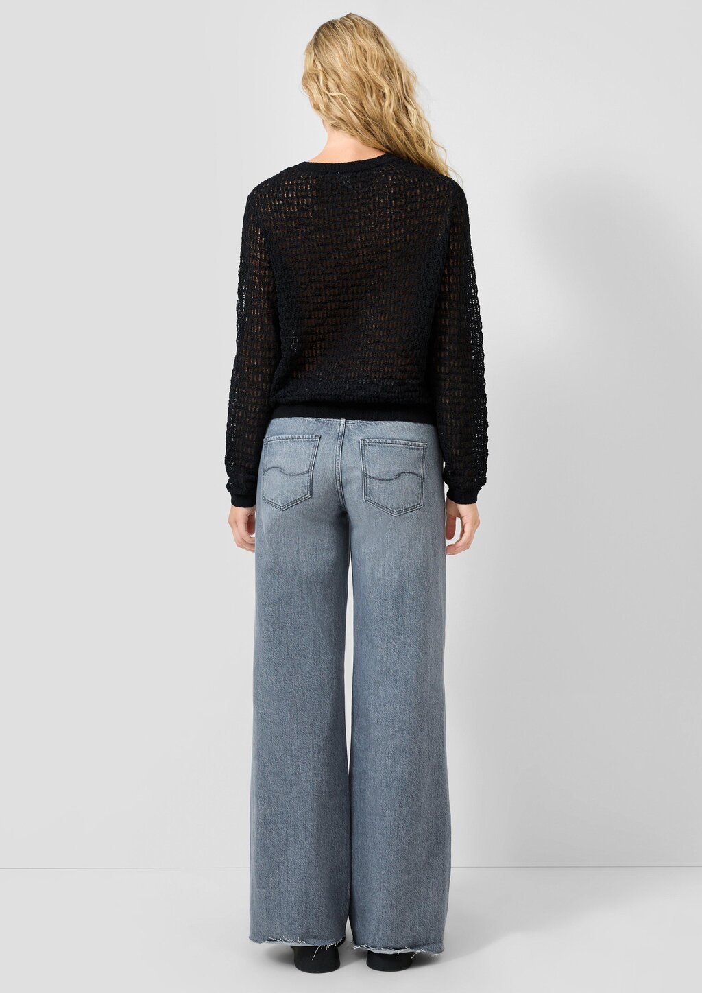 Pullover mit Ajourmuster