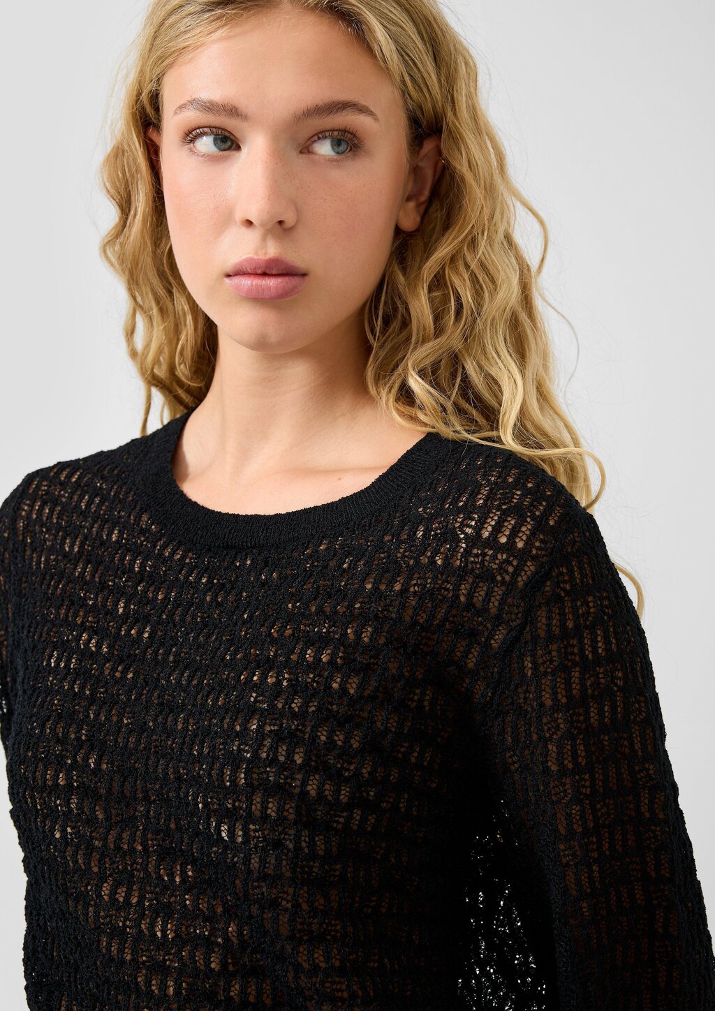 Pullover mit Ajourmuster