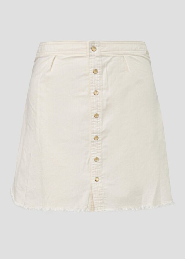 Minirock mit Knöpfen
