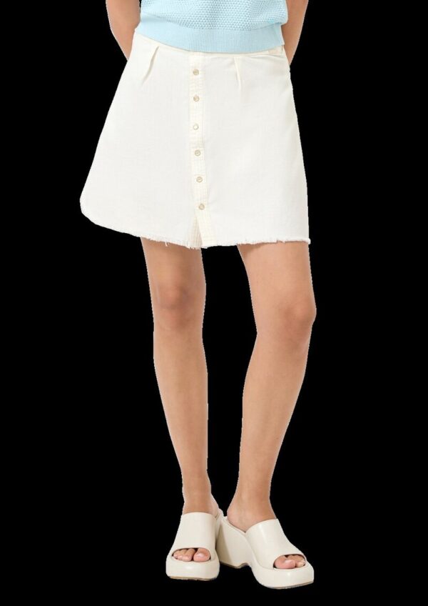 Minirock mit Knöpfen