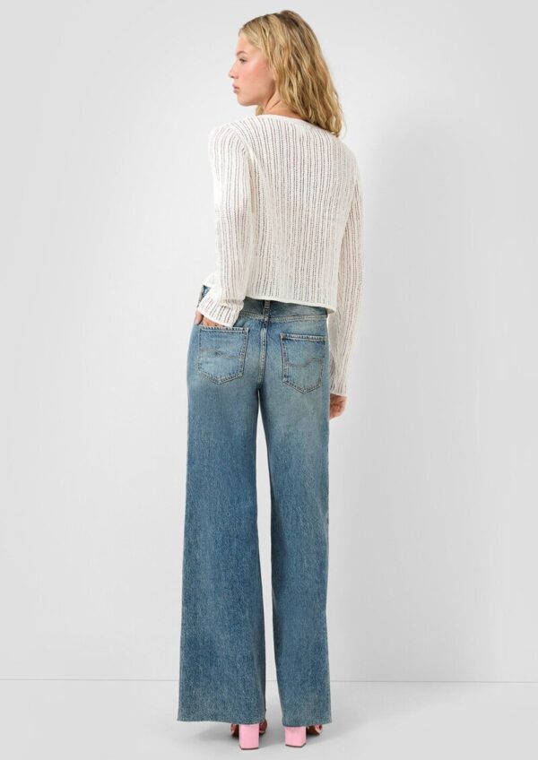 Strickjacke mit Ajourmuster