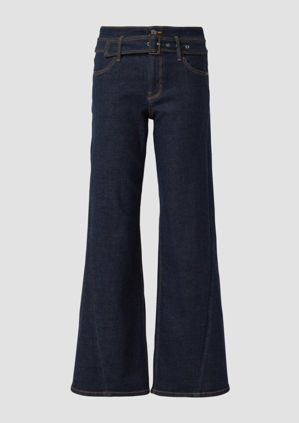 Jeans Suri / Regular Fit / High Rise / Wide Leg / Nahtdetail