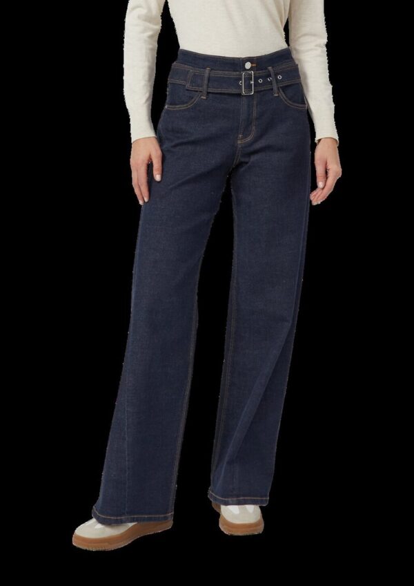Jeans Suri / Regular Fit / High Rise / Wide Leg / Nahtdetail