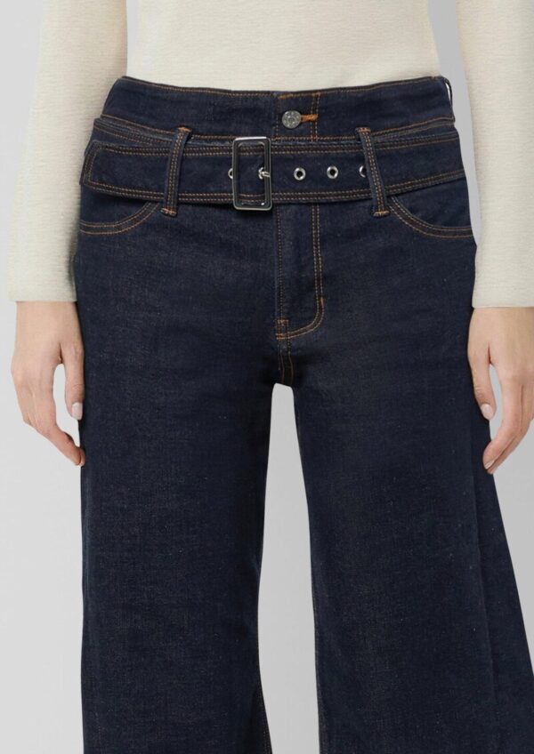 Jeans Suri / Regular Fit / High Rise / Wide Leg / Nahtdetail
