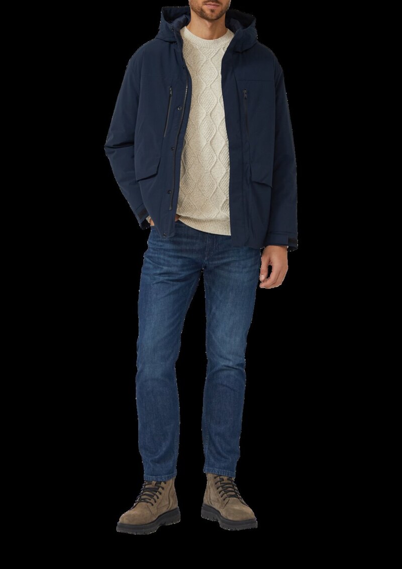 Jacke mit Kapuze und Taschen