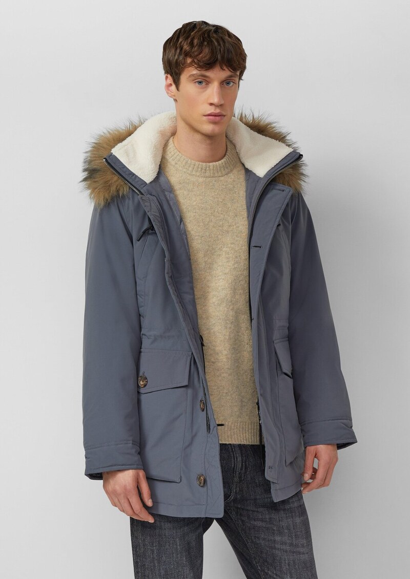 Parka mit Tunnelzug und Kapuze