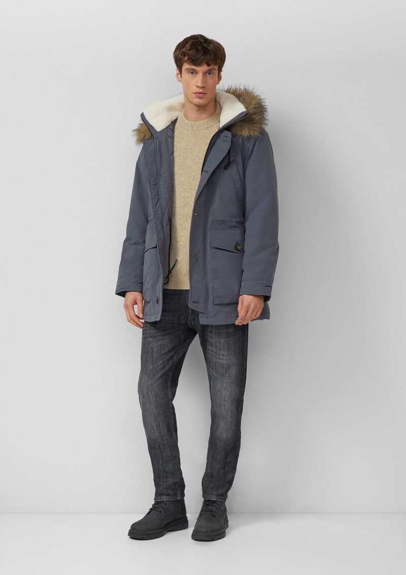 Parka mit Tunnelzug und Kapuze