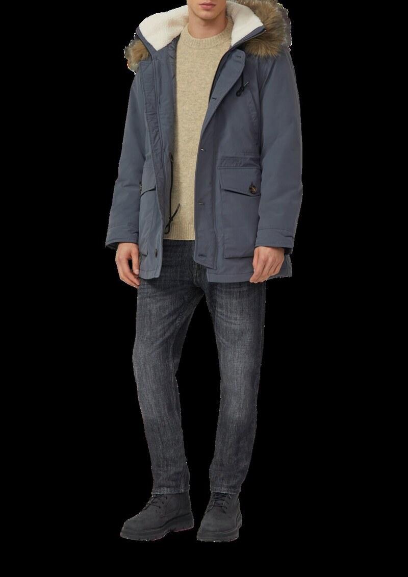 Parka mit Tunnelzug und Kapuze