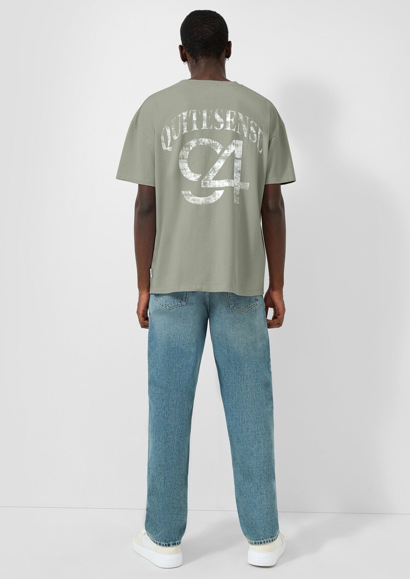 Gewaschenes Print T-Shirt