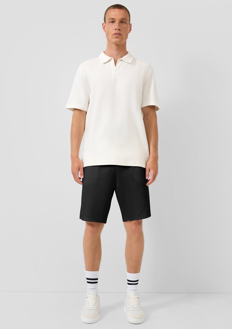 Jogger Short mit Ottomanstruktur