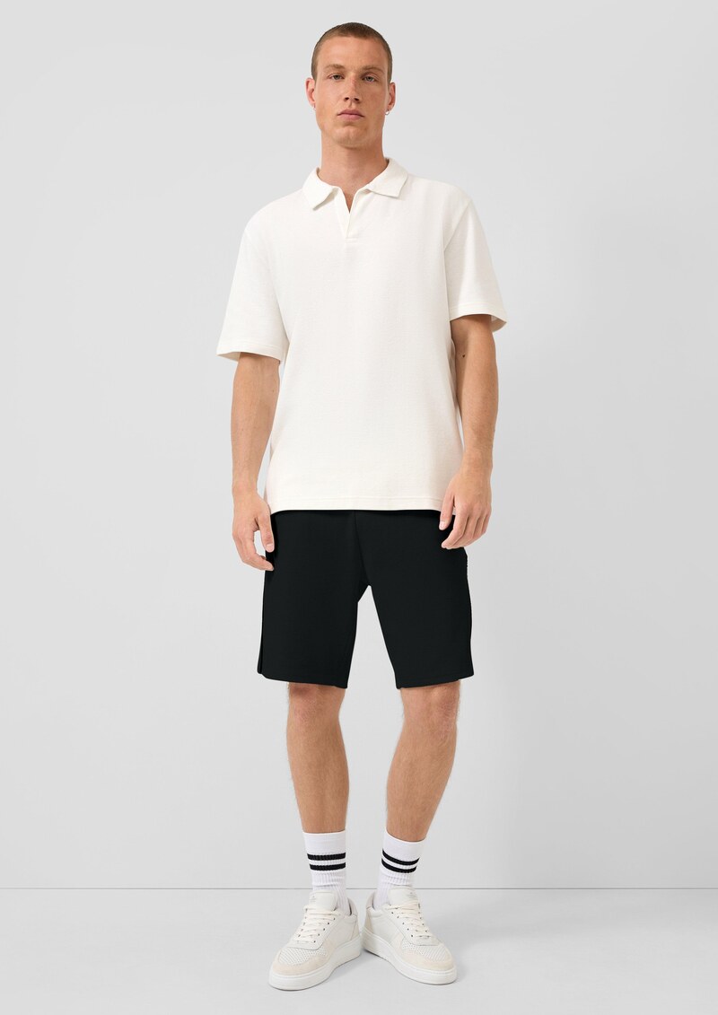 Jogger Short mit Ottomanstruktur