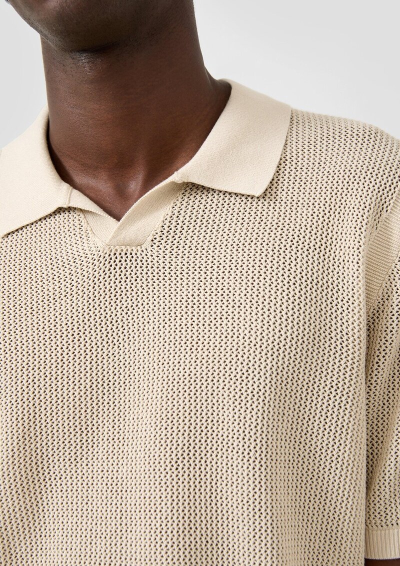 Strick-Poloshirt