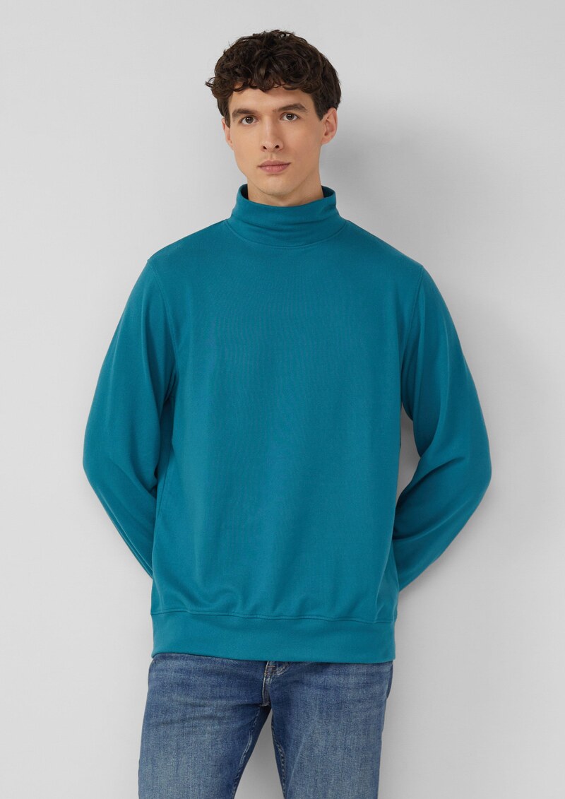 Weiches Sweatshirt mit Rollkragen