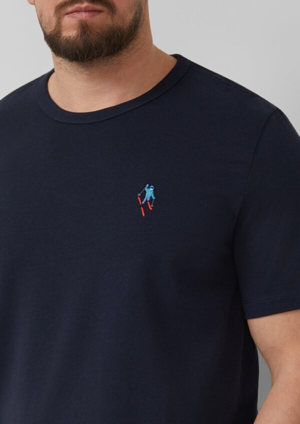 T-Shirt aus schwerem Jersey mit Artwork | Wintersport-Kollektion