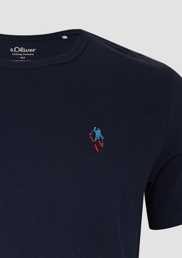 T-Shirt aus schwerem Jersey mit Artwork | Wintersport-Kollektion