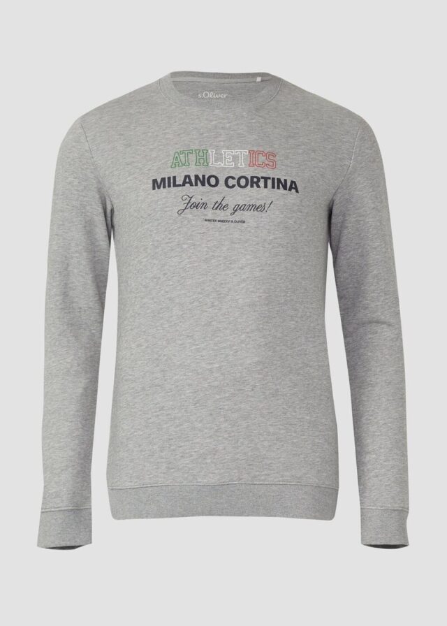 Weiches Sweatshirt mit Artwork im Relaxed Fit | Wintersport-Kollektion