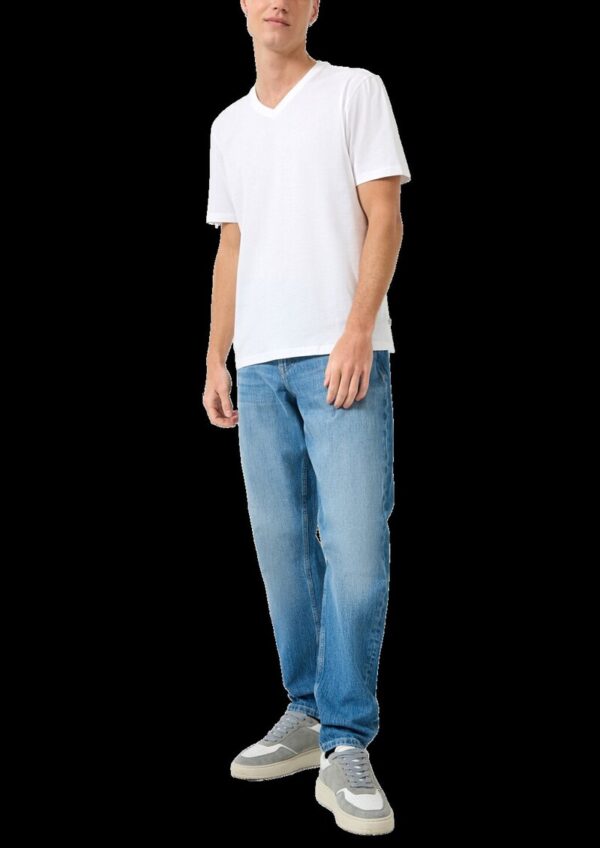 Doppelpack: Regular Fit-Shirt mit V-Neck