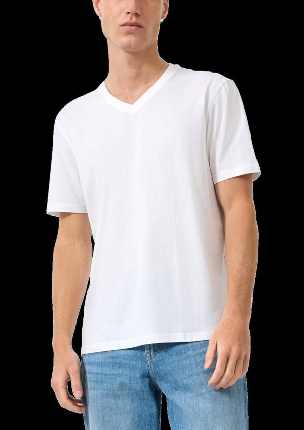 Doppelpack: Regular Fit-Shirt mit V-Neck