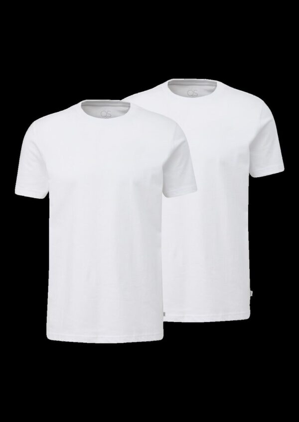 Doppelpack: Regular Fit-Shirt mit Rundhals