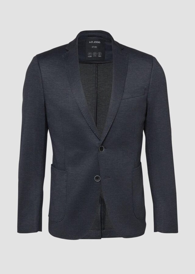 s.O JOGG: Elastisches Sakko mit Strukturmuster
