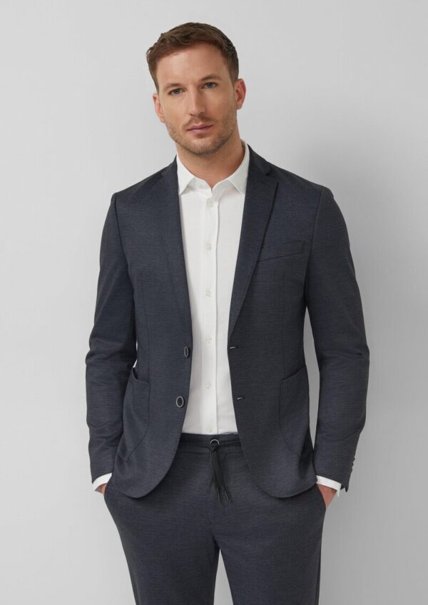 s.O JOGG: Elastisches Sakko mit Strukturmuster