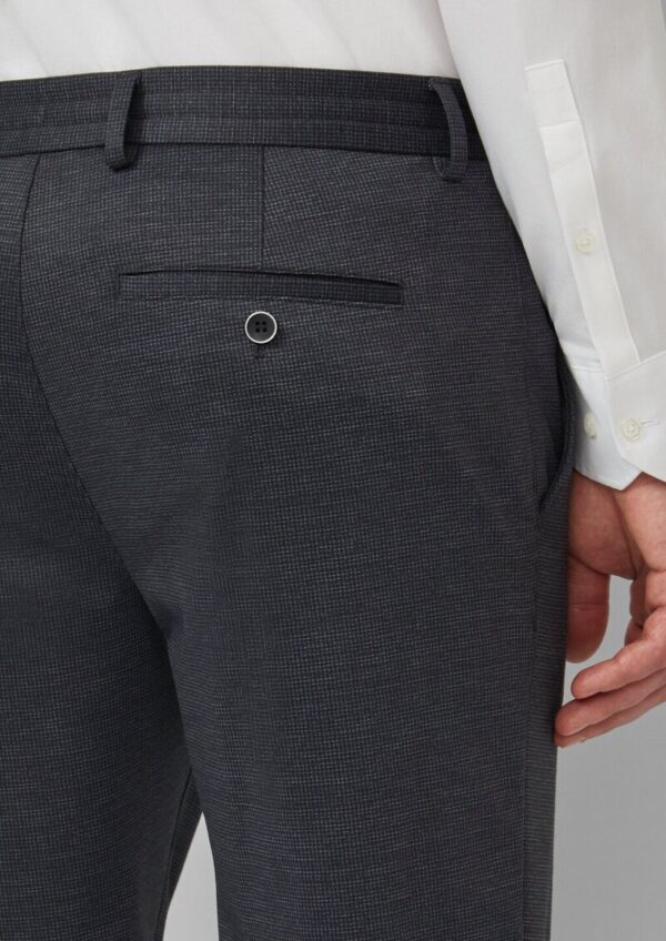 s.O JOGG: Elastische Anzughose Strukturmuster