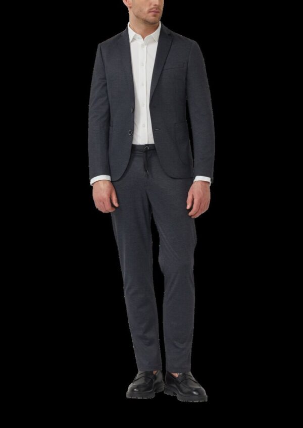 s.O JOGG: Elastische Anzughose Strukturmuster