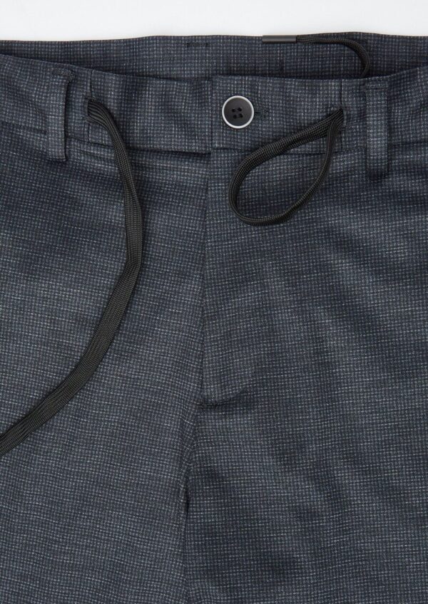 s.O JOGG: Elastische Anzughose Strukturmuster