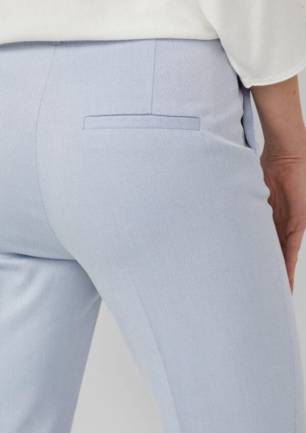 Hose aus Viskosemix mit High Rise und Straight Leg