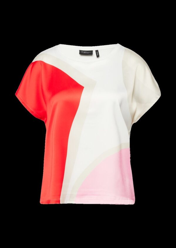 Blusenshirt mit überschnittenen Schultern