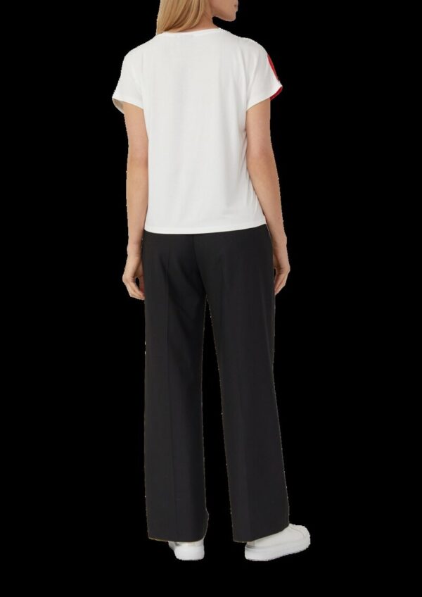 Blusenshirt mit überschnittenen Schultern