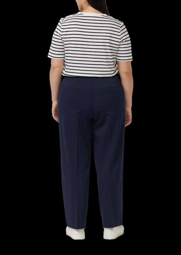 Wide Leg Interlock-Hose mit Biesen