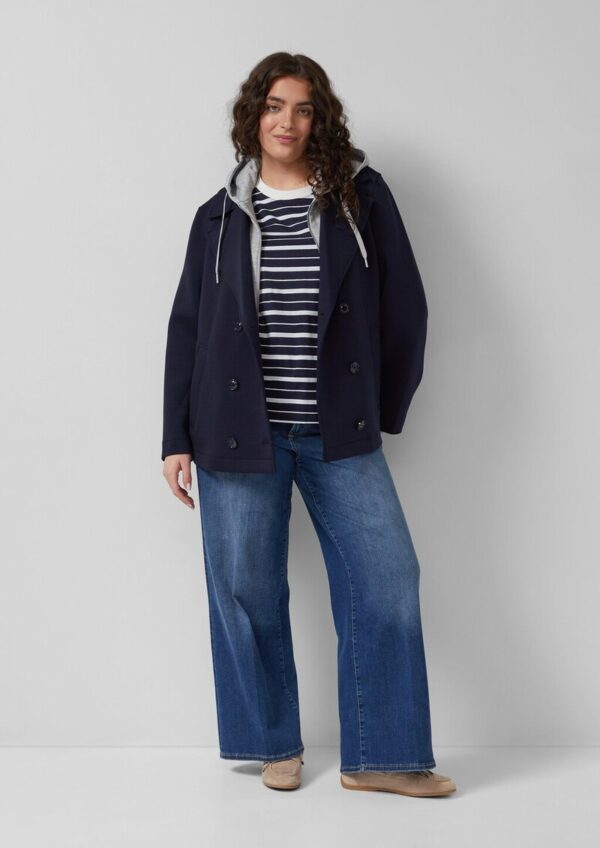 Cabanjacke aus Scuba mit herausnehmbarem Einsatz