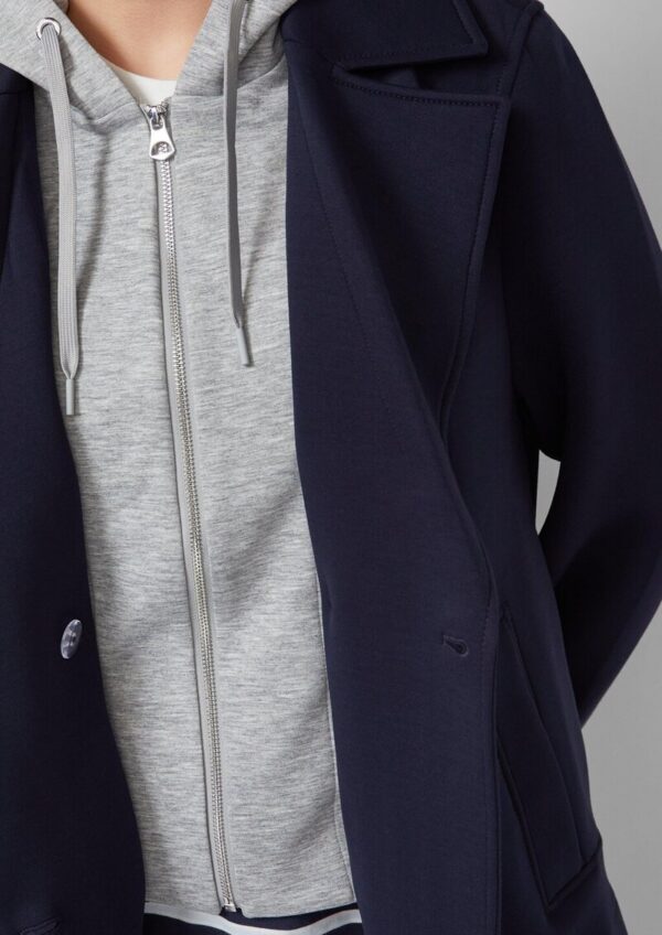 Cabanjacke aus Scuba mit herausnehmbarem Einsatz