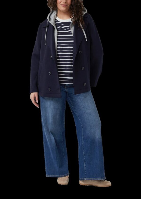 Cabanjacke aus Scuba mit herausnehmbarem Einsatz