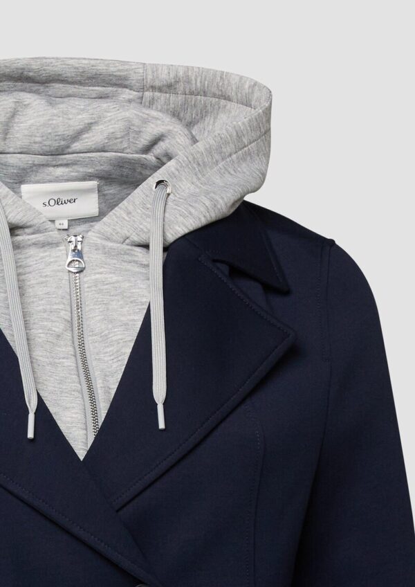 Cabanjacke aus Scuba mit herausnehmbarem Einsatz