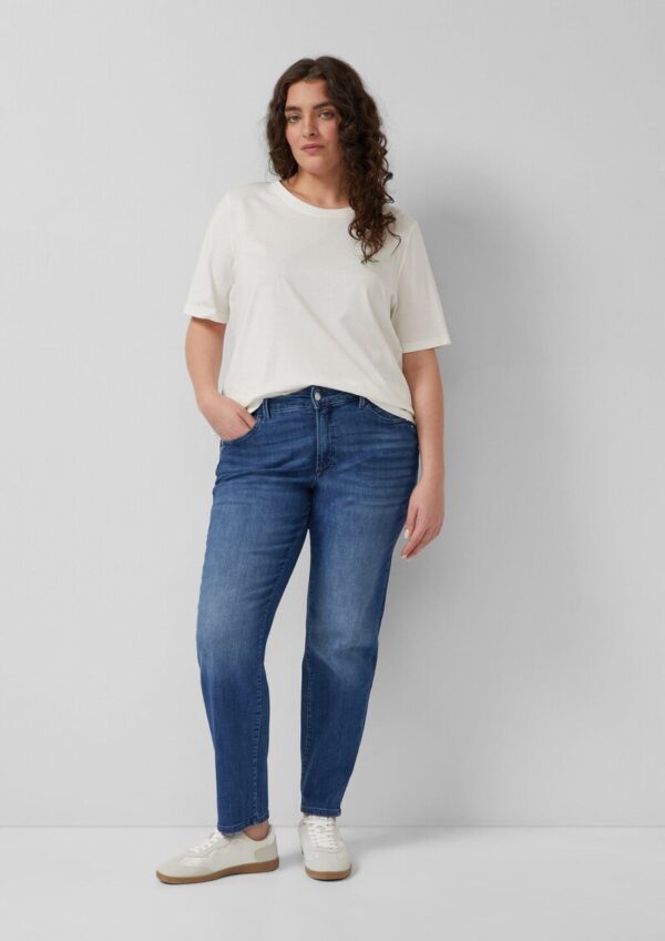 Jeans / Curvy Fit / Mide Rise / Slim Tapered Leg